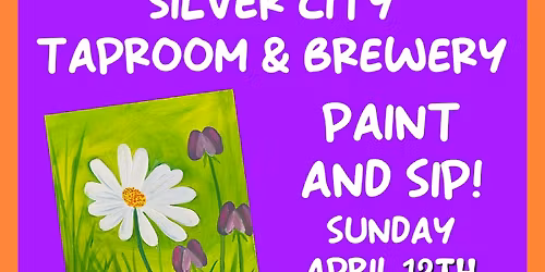 Daisies & Pea Flowers Paint &  Sip