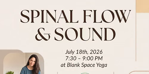 Spinal Flow & Sound at Blank Space Yoga