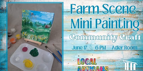 Community Craft: Farm Scene Mini Painting