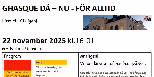 GHasque - D\u00e5, nu, f\u00f6r alltid