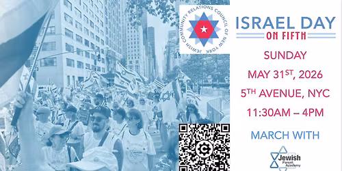 Celebrate Israel Parade 2026: March With JPA