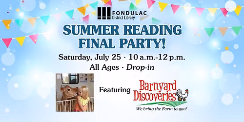 Summer Reading Final Party!
