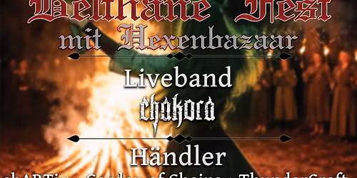 Beltane-Fest mit Hexenbazar