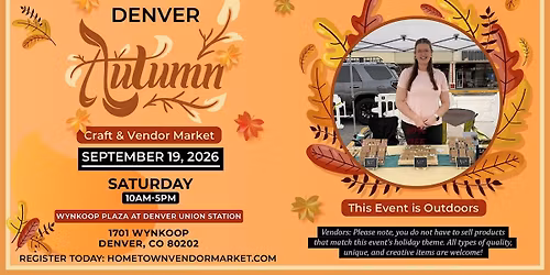 Denver Autumn Craft and Vendor Market
