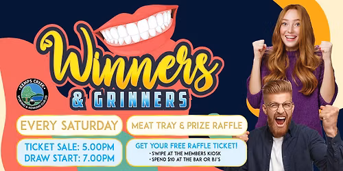 Winners & Grinners Raffle - Kemps Creek Sporting & Bowling Club