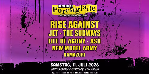 FORESTGLADE FESTIVAL 2026 \u2022 Schlosspark Esterh\u00e1zy, Eisenstadt