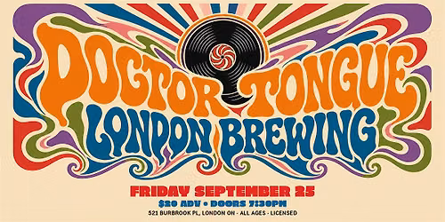 Doctor Tongue at London Brewing: Rock, Soul & Funk
