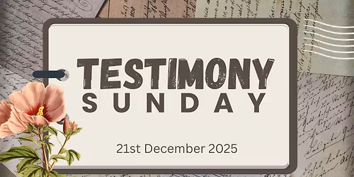 360 CHURCH: TESTIMONY SUNDAY