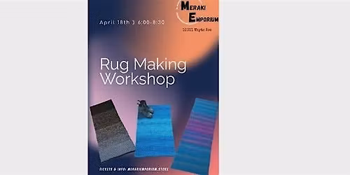 Rug Making Workshop - Intro to Crochet rug making