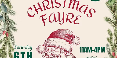 Our annual Christmas Fayre