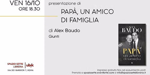 Presentazione di "Pap\u00e0, un amico di famiglia"