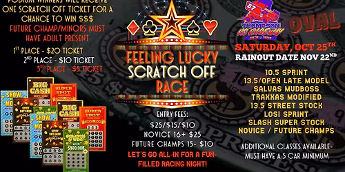 Feeling Lucky Race Oval