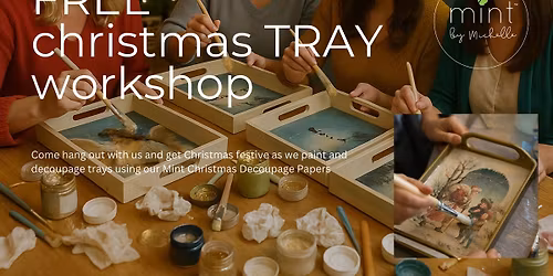 FREE! Christmas Tray Workshop
