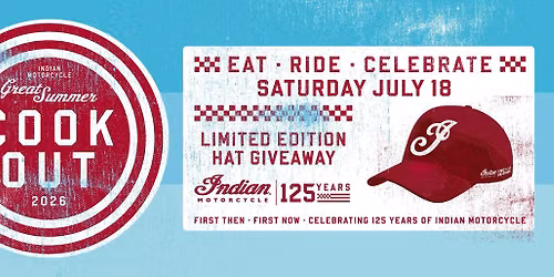 Indian Motorcycle Great Summer Cookout at M&M Performance
