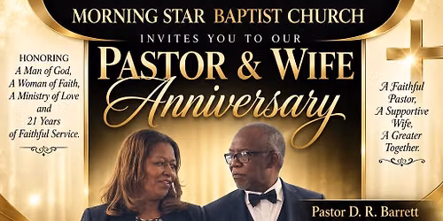 Pastor and Wife Anniversary 