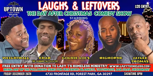 Laughs & Leftovers- The Day After Christmas Comedy Show