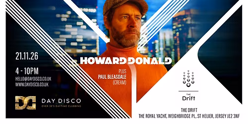 XMAS DAY DISCO - HOWARD DONALD 90\u2019s club classics & disco anthems