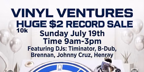 Vinyl Ventures 10k $2 record sale event