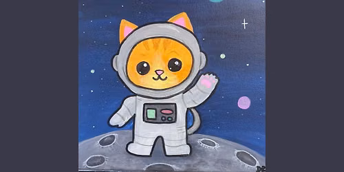 Kids Space Art Camp- Astronaut Kitty Day 