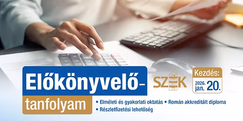 Akkredit\u00e1lt el\u0151k\u00f6nyvel\u0151-tanfolyam