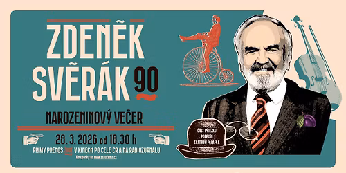 Zden\u011bk Sv\u011br\u00e1k 90 | p\u0159\u00edm\u00fd p\u0159enos | Kino Hv\u011bzda P\u0159erov