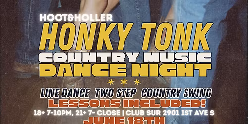 HONKY TONK THURSDAY | Country Dance Night