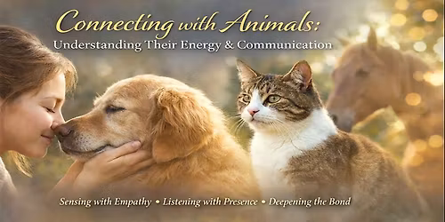 CONNECTING WITH ANIMALS: UNDERSTANDING THEIR ENERGY & COMMUNICATION