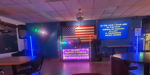 Friday night karaoke \ud83c\udfa4 with Jim and Beth 