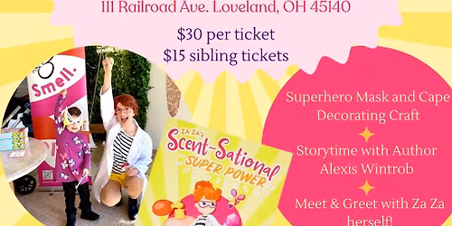 Za Za\u2019s Scent-sational Superhero Party - March 15th, 2026