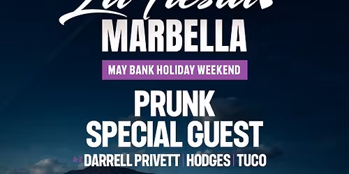 La Fiesta at TIBU Marbella (May Bank Holiday)