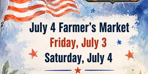 July 4 Market Days