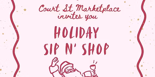 Holiday Sip N\u2019 Shop