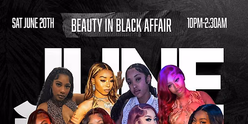 Juneteenth beauty in black affair at CLUB RDU