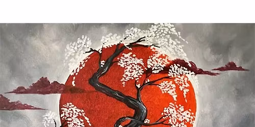 Japanese Crimson Moon