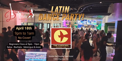 Latin Dance Party at The Cardinal! (4\/18\/26)