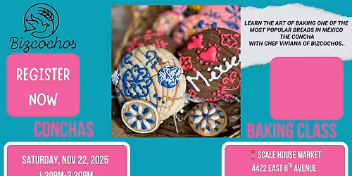 Conchas Baking Class with Bizcochos