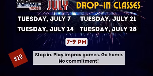 July Drop-In Improv Classes