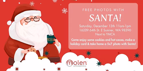 FREE Photos with Santa!