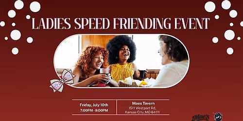 Ladies Speed Friending