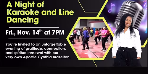 A Night of Karoke and Line Dancing