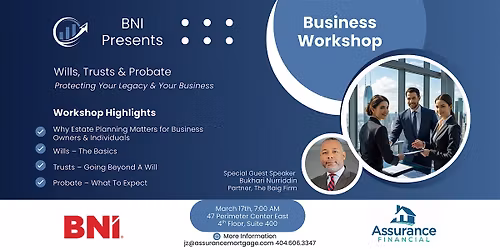 Business Networking International (BNI) Business Workshop