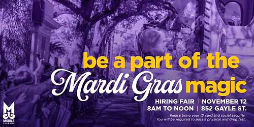 Mardi Gras Barricade Krewe Hiring Fair