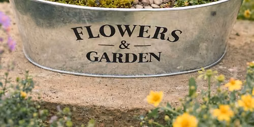 Honey Painted Wildflowers: Fairy Garden Workshop