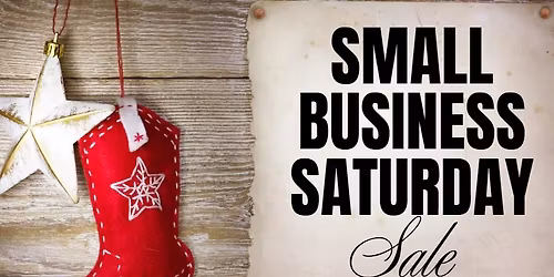 Small Business Saturday Sale!