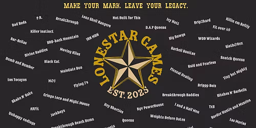 The Lonestar Games 2026