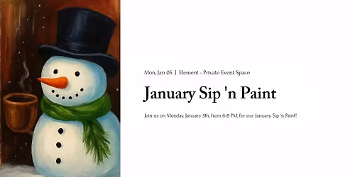 January Sip 'n Paint at Element