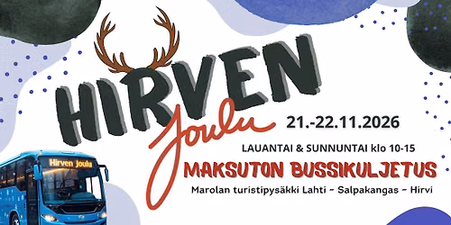 Hirven Joulu - joulumarkkinat