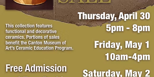 Canton Ceramic Artists Guild Annual Sale