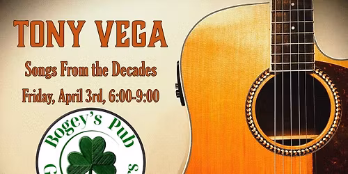 Tony Vega Music @ Bogey's