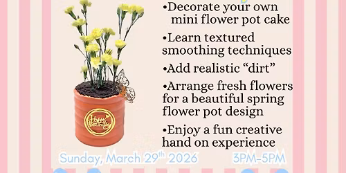 Spring Cake Decorating Class